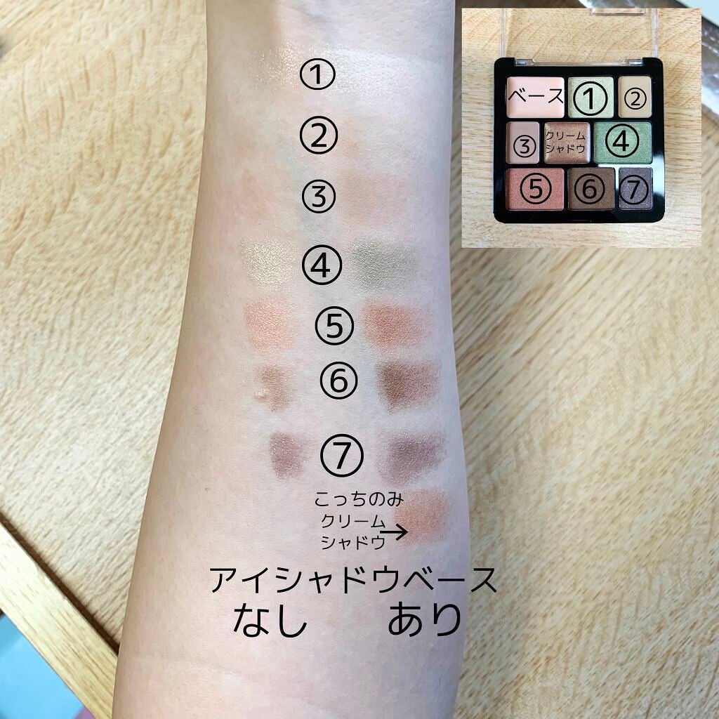 ムードアイシャドウパレット/GENE TOKYO/アイシャドウパレットを使ったクチコミ(3枚目)