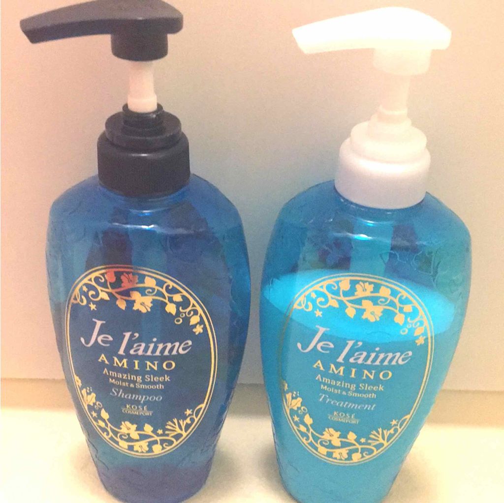 アミノ シャンプー／トリートメント モイスト＆スムース/Je l'aime/シャンプー・コンディショナーを使ったクチコミ（1枚目）