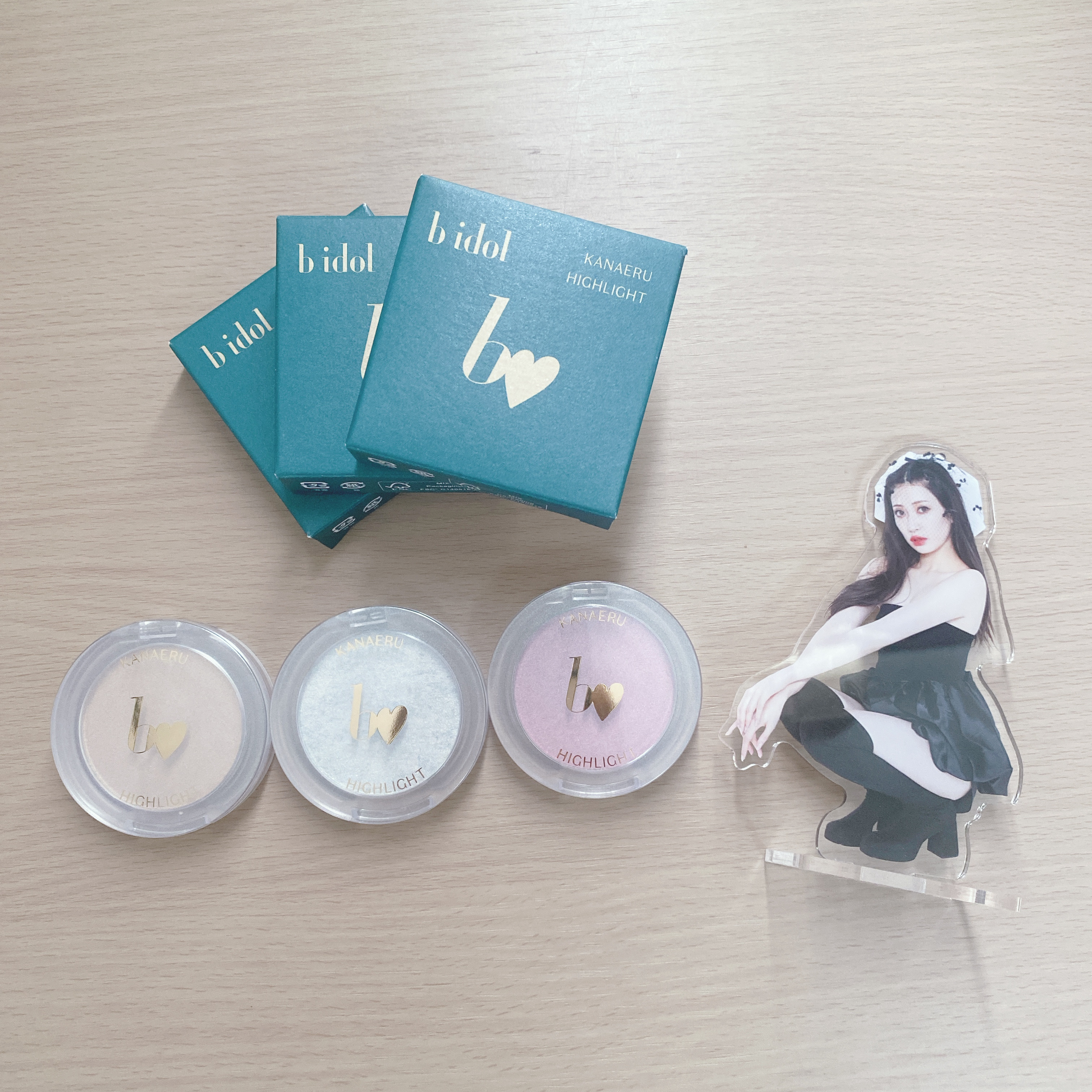 叶えるハイライト/b idol/パウダーハイライトを使ったクチコミ（3枚目）