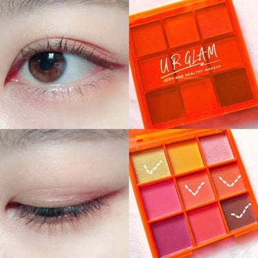 UR GLAM　BLOOMING EYE COLOR PALETTE/U R GLAM/アイシャドウパレットを使ったクチコミ（2枚目）