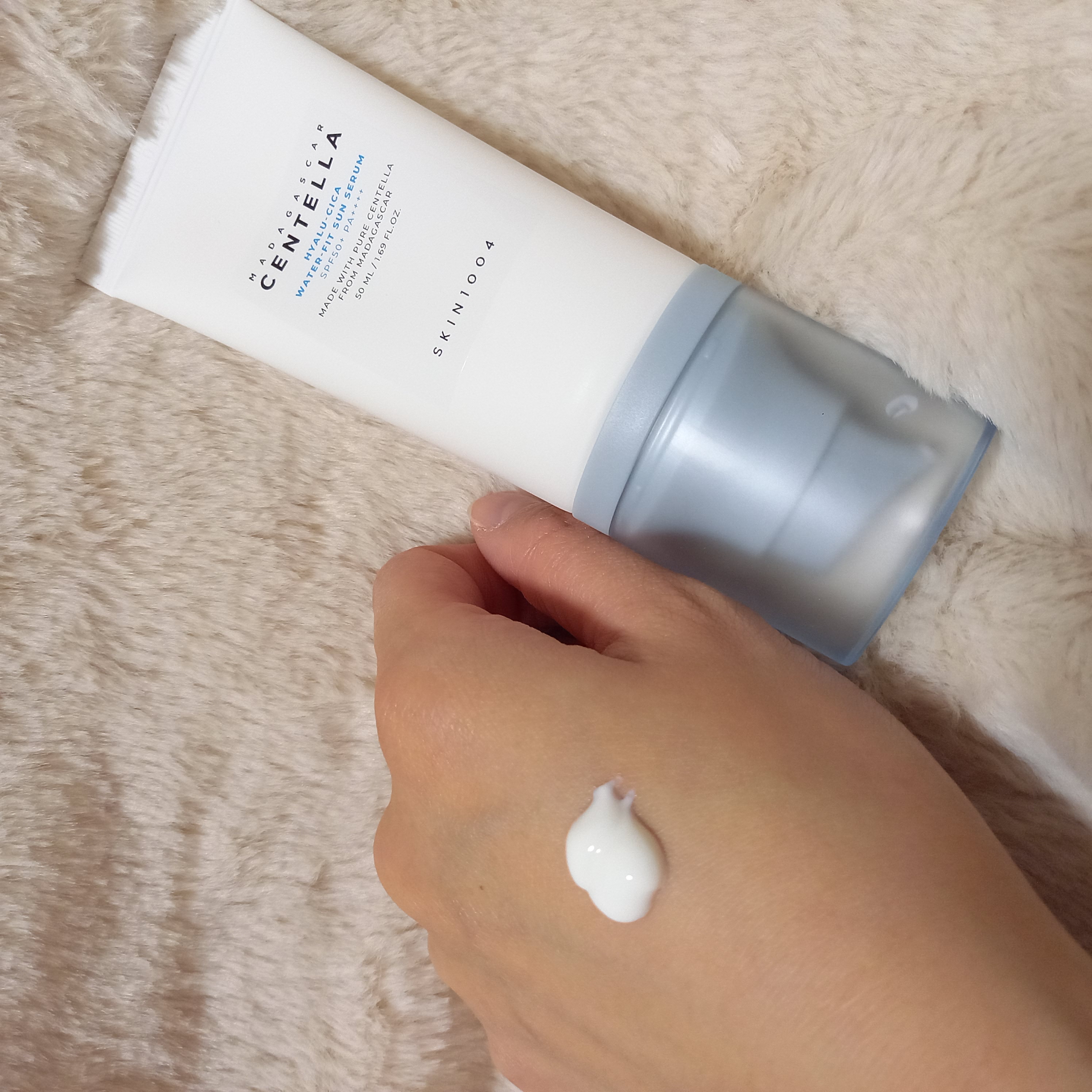 ヒアルーシカ ウォーターフィット サンセラム/SKIN1004/日焼け止めローションを使ったクチコミ（2枚目）