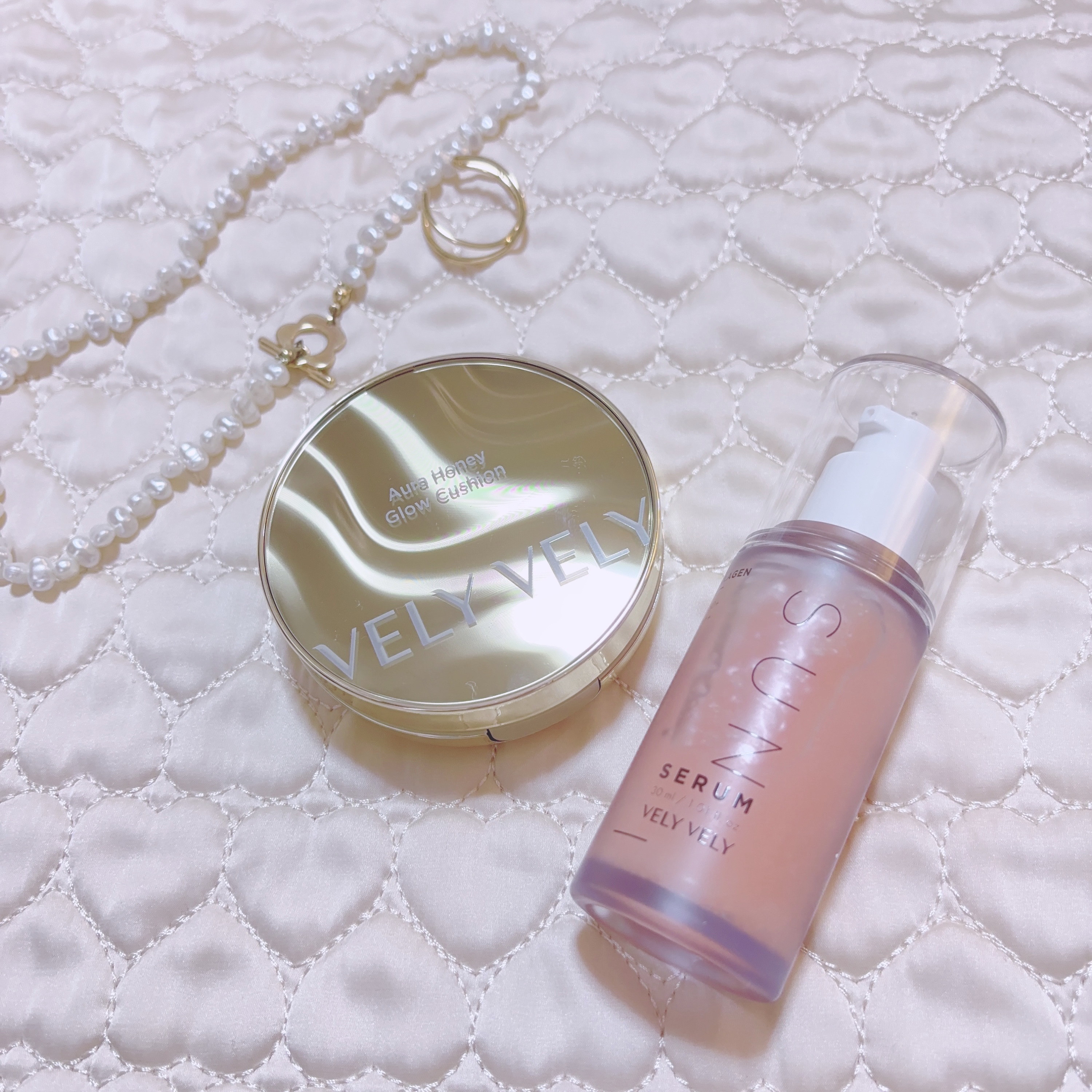 はちみつツヤ肌クッションファンデ/VELY VELY/クッションファンデーションを使ったクチコミ（1枚目）