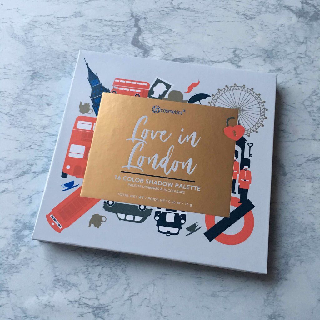 Love In London 16 Color Eyeshadow Palette/bh cosmetics/アイシャドウパレットを使ったクチコミ(1枚目)