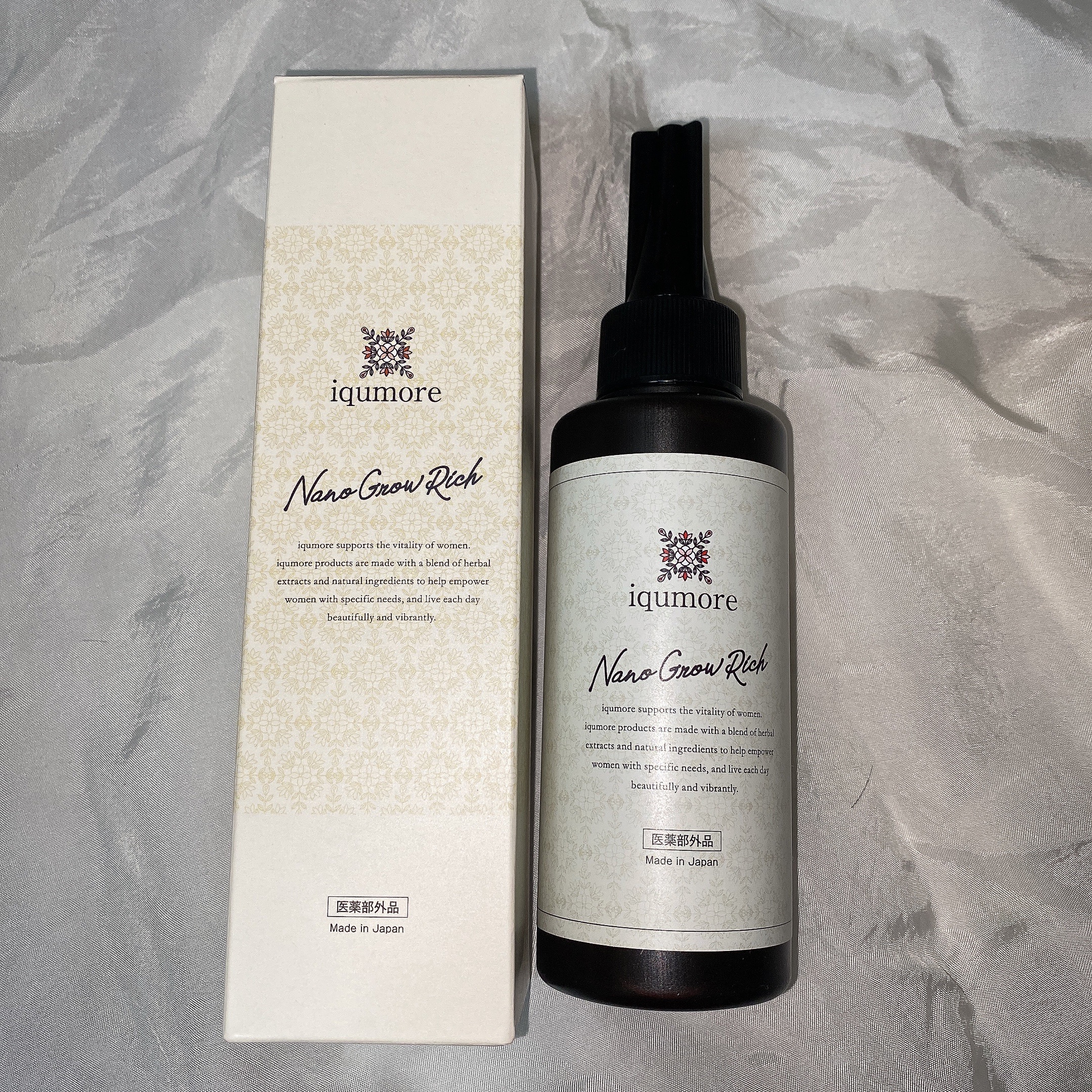 ナノグロウリッチ/iqumore/頭皮ローションを使ったクチコミ（1枚目）