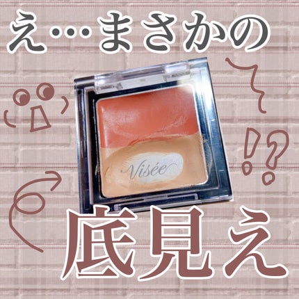 リシェ レッドトリック アイコンシーラー/Visée/パレットコンシーラーを使ったクチコミ(1枚目)