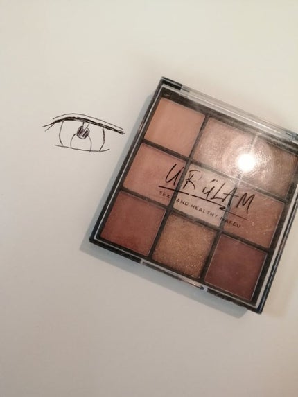 UR GLAM BLOOMING EYE COLOR PALETTE/U R GLAM/アイシャドウパレットを使ったクチコミ(1枚目)