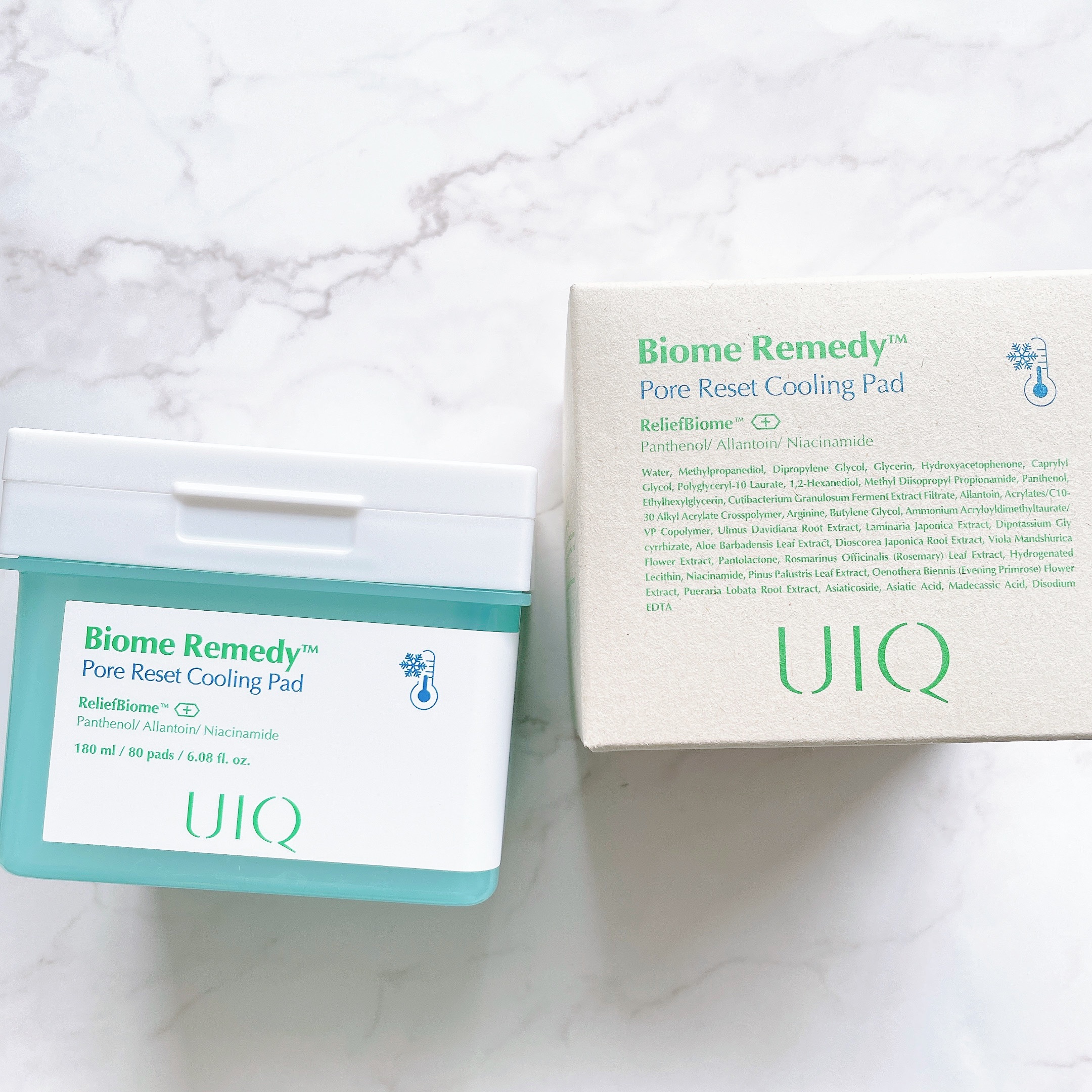 バイオームレメディポアリセットクーリングパッド/UIQ/トナーパッドを使ったクチコミ（2枚目）
