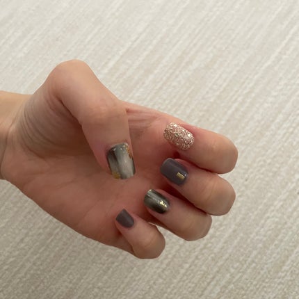 セミキュアジェルネイル(ハンド) ND-015-J N Silky Greige (Classy & Chic collection)/ohora/ネイルシールの画像