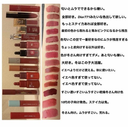 タトワージュ クチュール/YVES SAINT LAURENT BEAUTE/口紅を使ったクチコミ(4枚目)