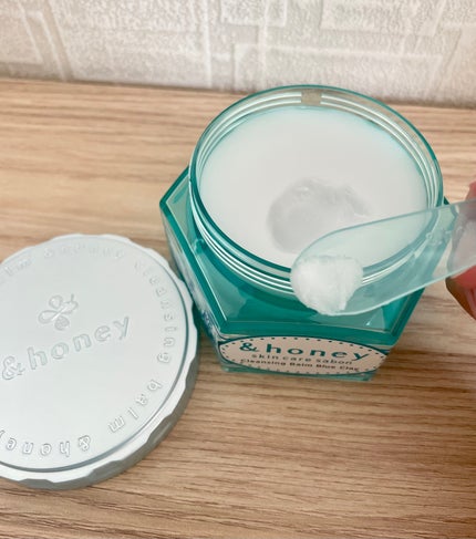 アンドハニー サボン クレンジングバーム ブルークレイ/&honey/クレンジングバームを使ったクチコミ(3枚目)