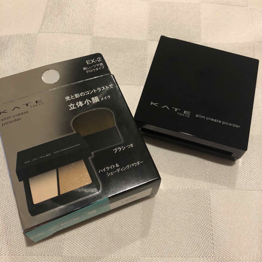 スリムクリエイトパウダー/KATE/プレストパウダーを使ったクチコミ(3枚目)