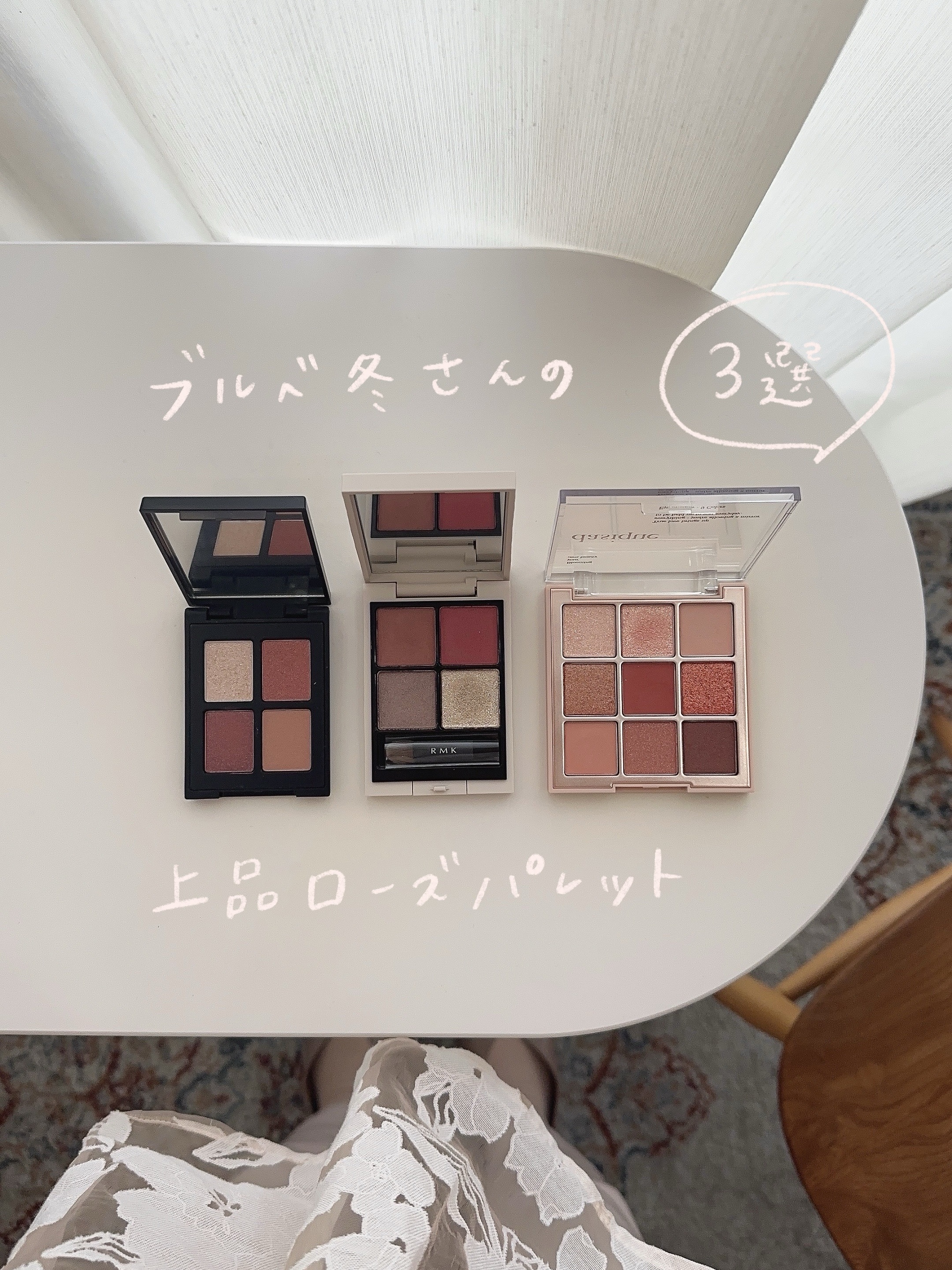 エトワルローズ 4色アイシャドウ 06 アムール/Étoile Rose/アイシャドウパレットを使ったクチコミ（1枚目）