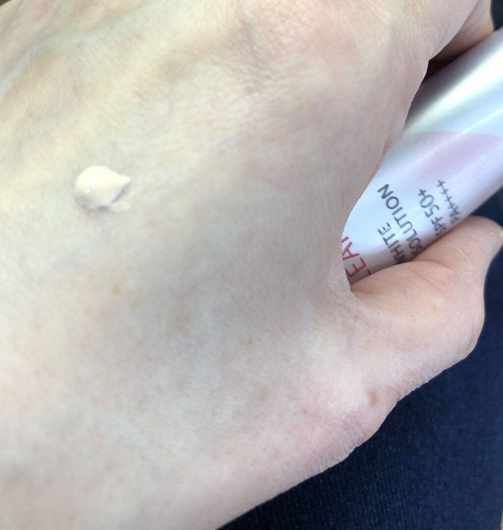 D-UVクリア ホワイトソリューション/アスタリフト/日焼け止めクリームを使ったクチコミ（3枚目）