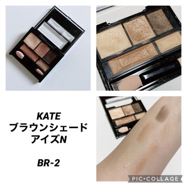 ブラウンシェードアイズN BR-2(スキニー)/KATE/アイシャドウパレットを使ったクチコミ（1枚目）