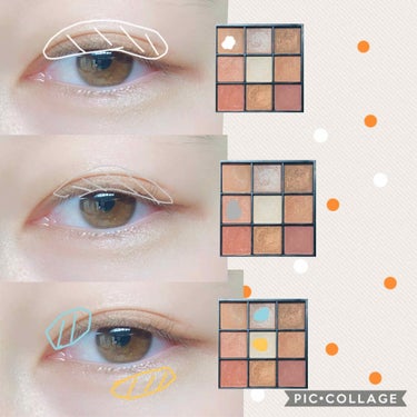 UR GLAM　BLOOMING EYE COLOR PALETTE/U R GLAM/アイシャドウパレットを使ったクチコミ（2枚目）