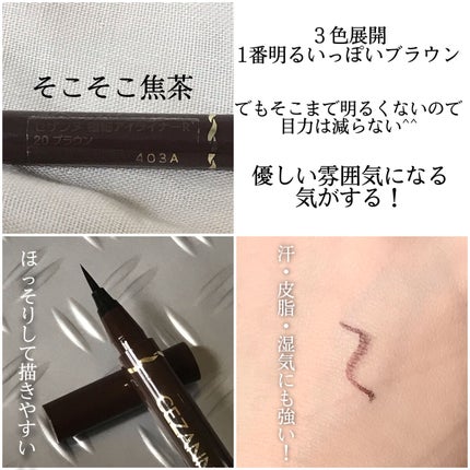 極細アイライナーEX/CEZANNE/リキッドアイライナーを使ったクチコミ(2枚目)