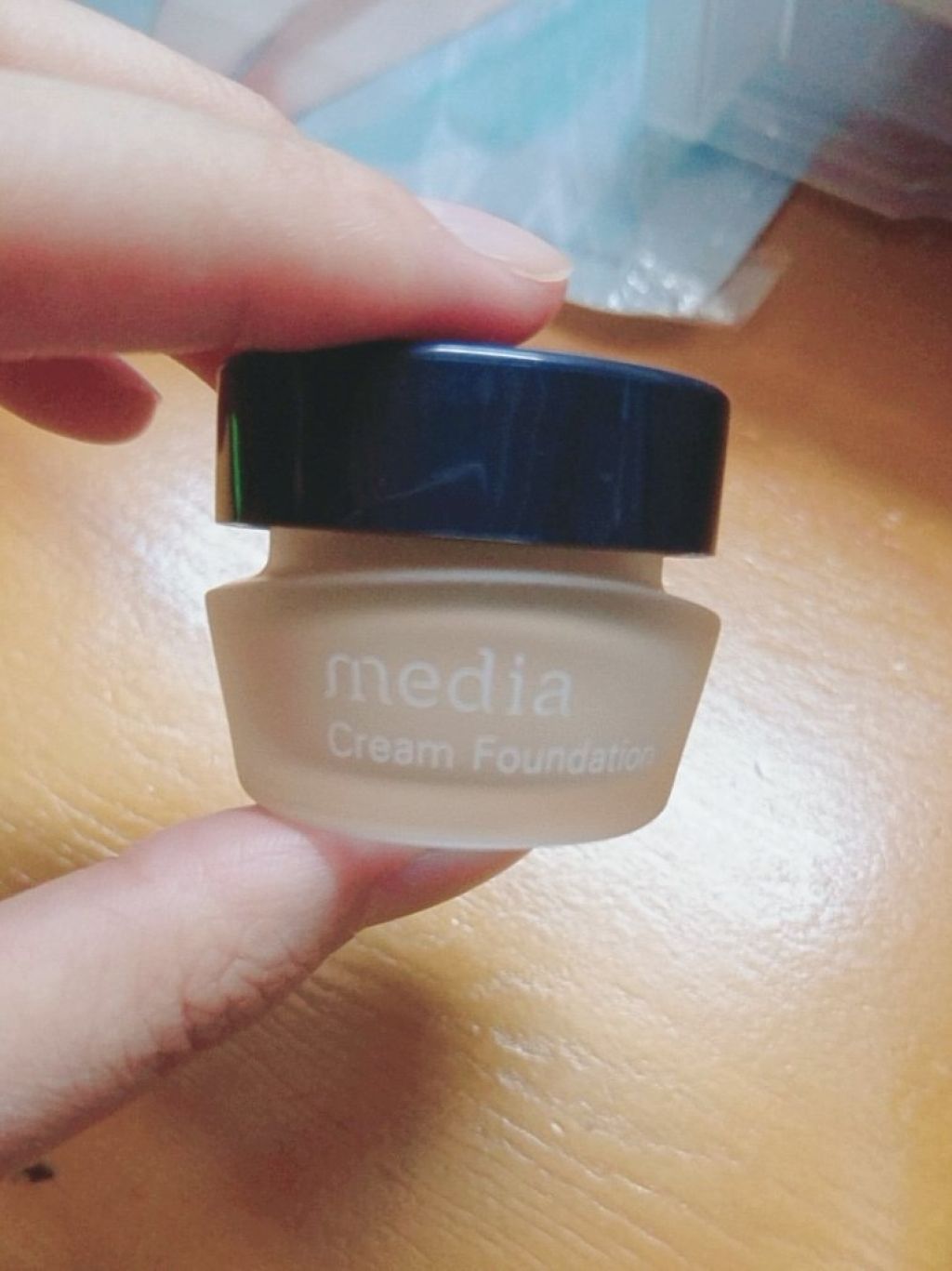 クリームファンデーション〈ミニ〉/media/クリーム・エマルジョンファンデーションを使ったクチコミ(1枚目)