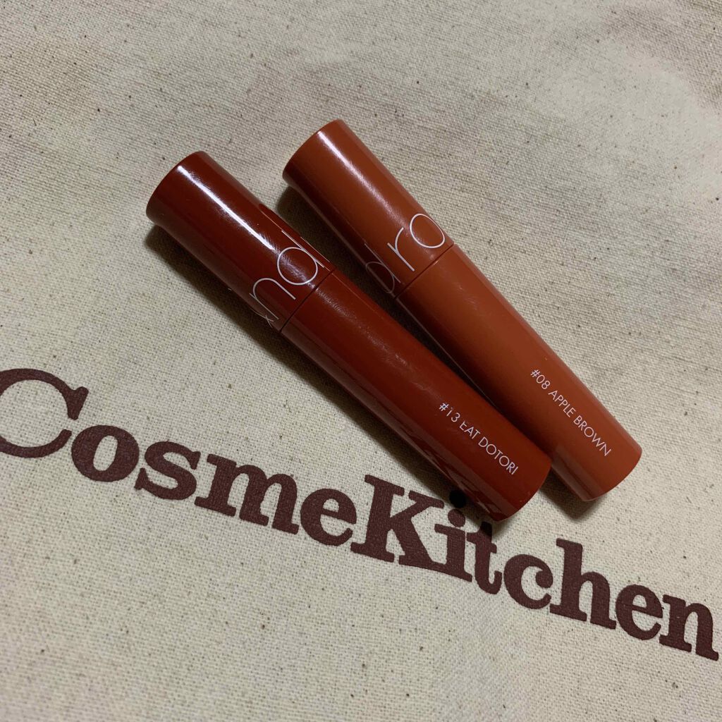 ジューシーラスティングティント/rom&nd/リップティントを使ったクチコミ(1枚目)