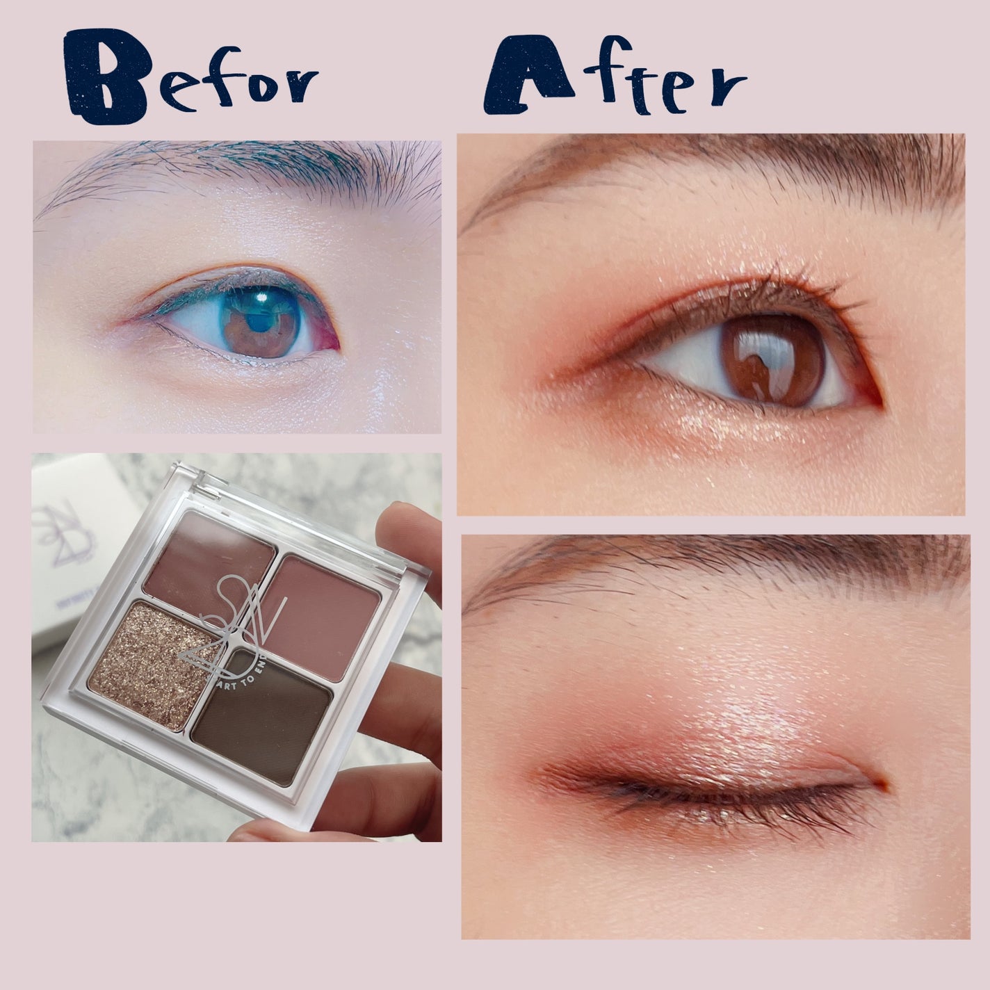 インフィニティフラター/S2ND/アイシャドウパレットを使ったクチコミ(3枚目)