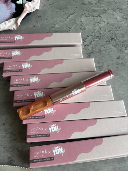upink × make YOU up 3way メランジュールリップ/upink/口紅を使ったクチコミ(2枚目)