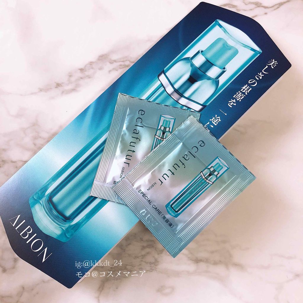 ALBION エクラフチュール dのクチコミ「コスメを購入した際にいただきました。





サンプル使用なので、評価はなしで。





.....」（1枚目）