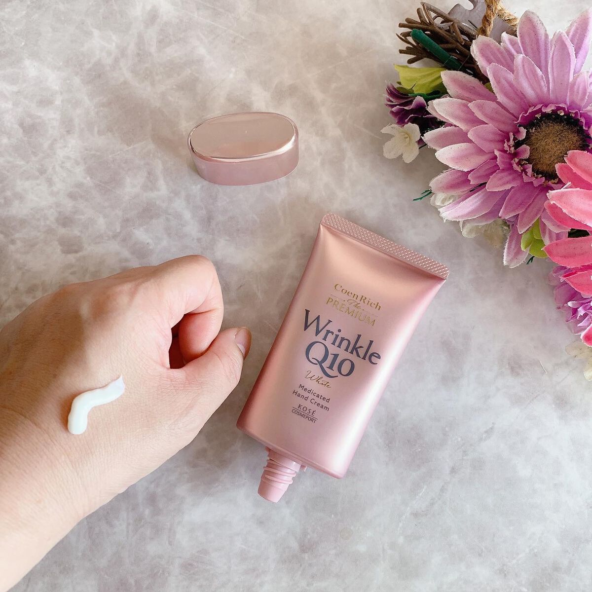 コエンリッチ ザ プレミアム 薬用リンクルホワイト ハンドクリーム/コエンリッチQ10/ハンドクリームを使ったクチコミ(2枚目)