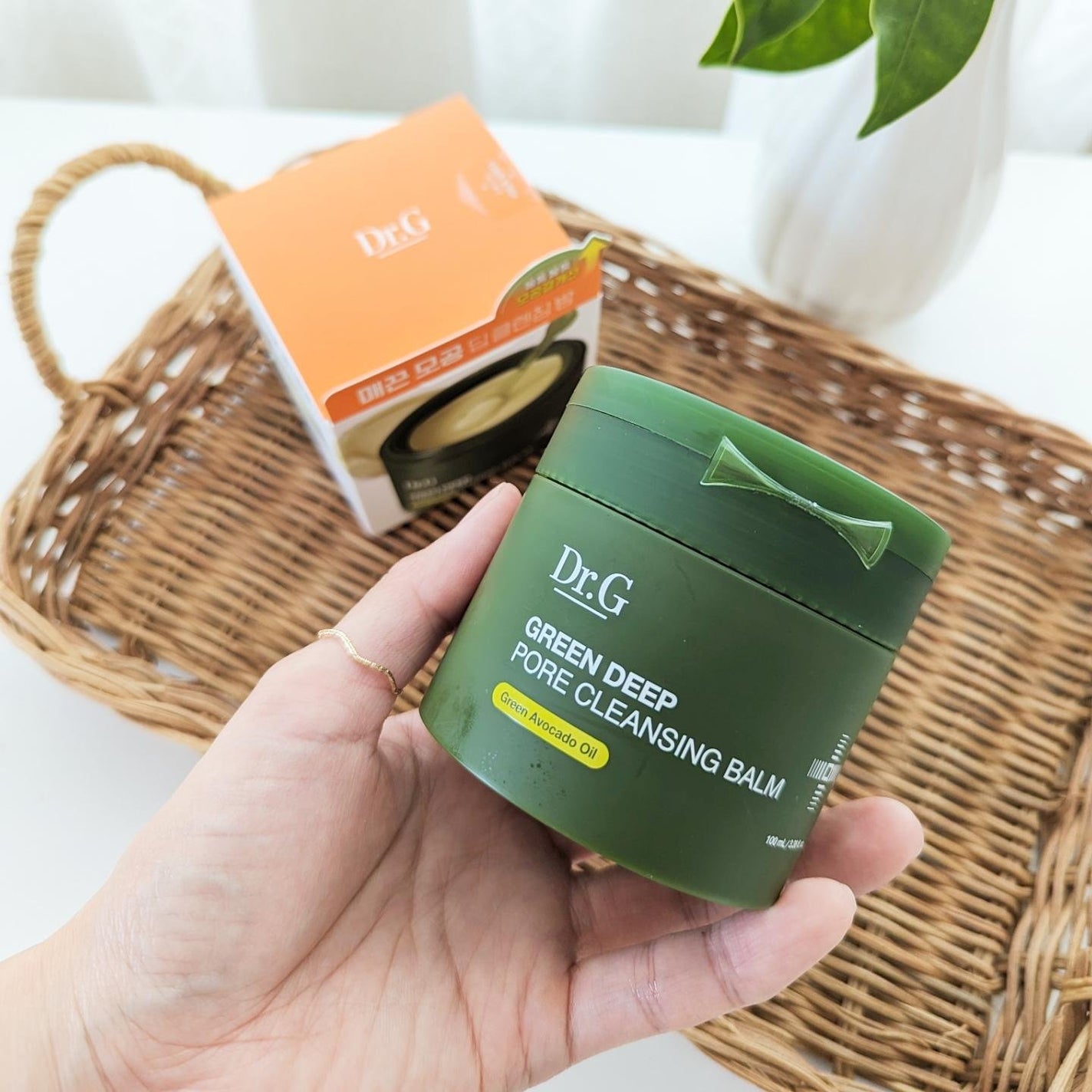 グリーンディープポアクレンジングバーム/Dr.G/クレンジングバームを使ったクチコミ(5枚目)