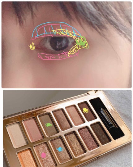 バレンタインボックス/VAVI MELLO/アイシャドウパレットを使ったクチコミ(2枚目)