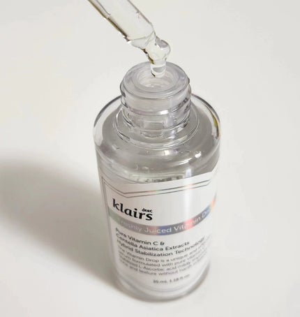 フレッシュリージュースドビタミンドロップ(35ml)/Klairs/美容液を使ったクチコミ(4枚目)