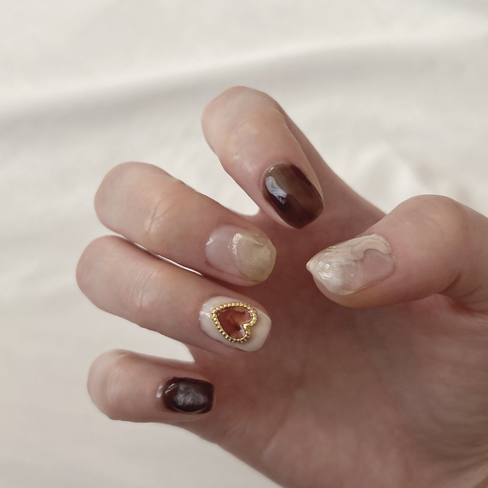 アートオブインク 【4】ブラウン/ネイル工房/マニキュアを使ったクチコミ（1枚目）