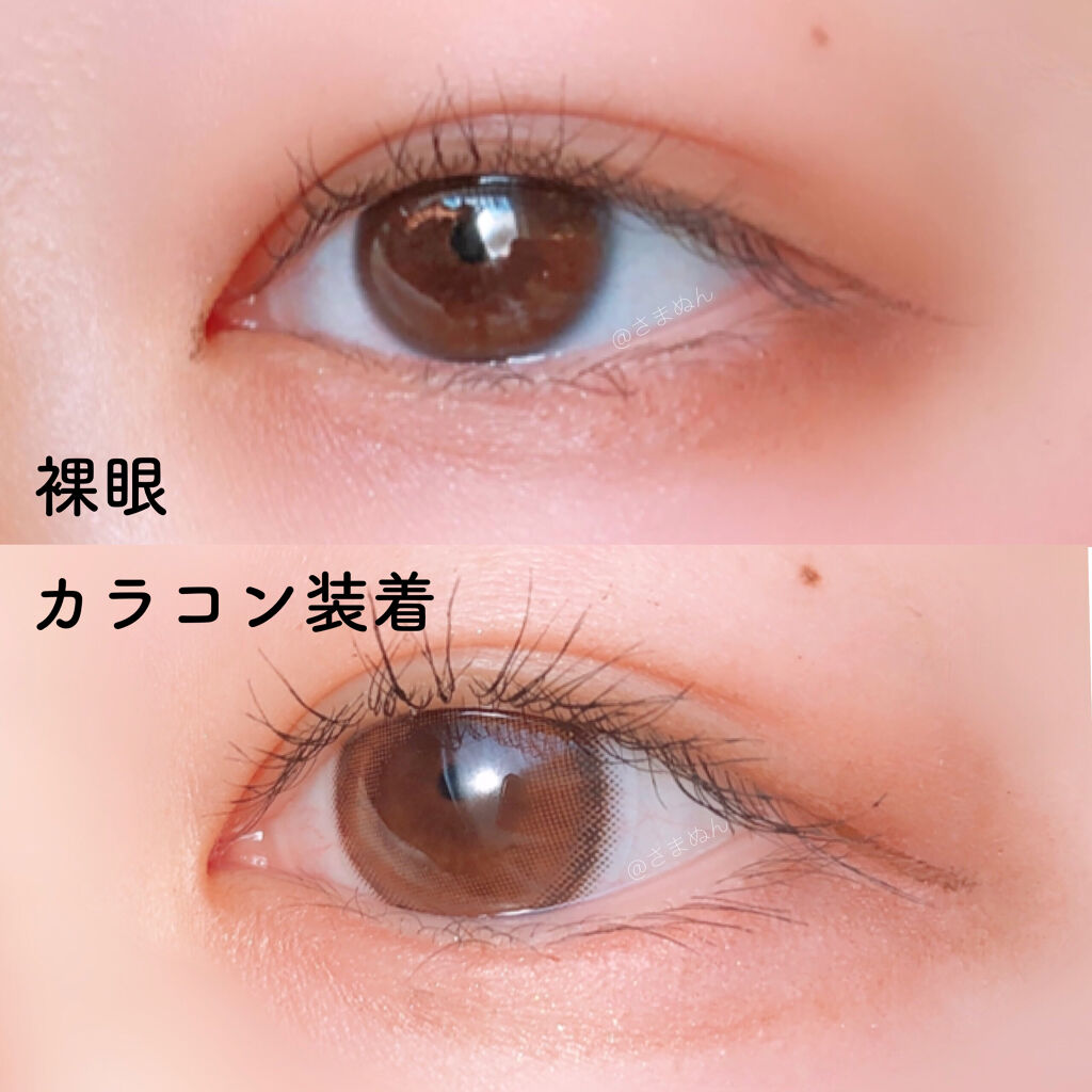 メランジェ シュエット ワンデー/melange+chouette/ワンデー（１DAY）カラコンを使ったクチコミ（3枚目）