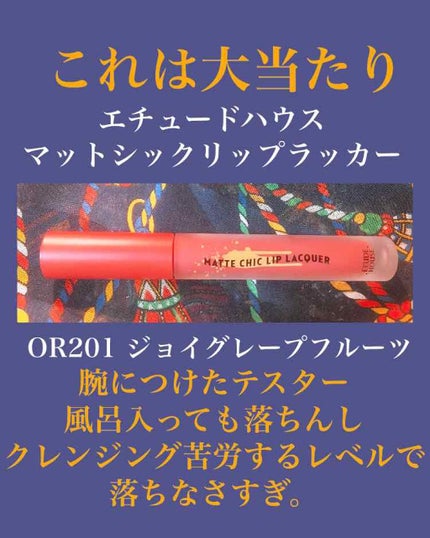 マットシックリップラッカー/ETUDE/口紅を使ったクチコミ(1枚目)