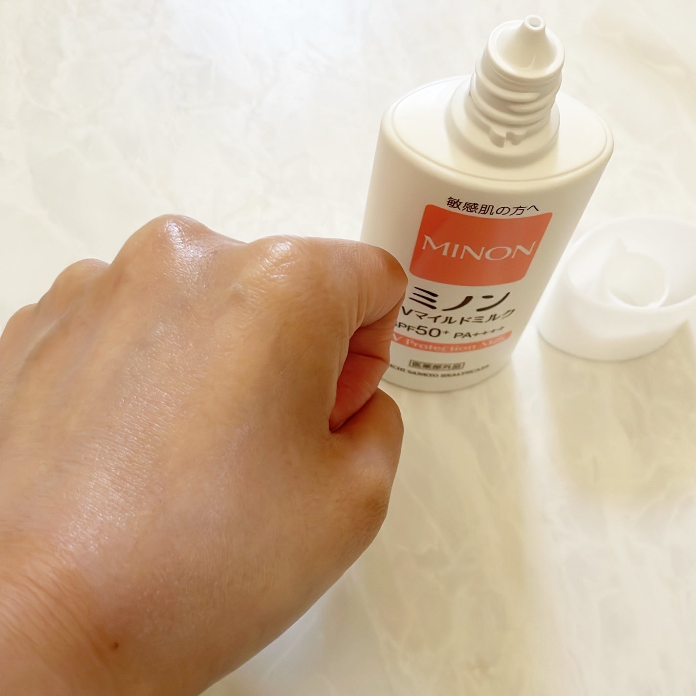 ミノンUVマイルドミルク/ミノン/日焼け止めミルクを使ったクチコミ(6枚目)