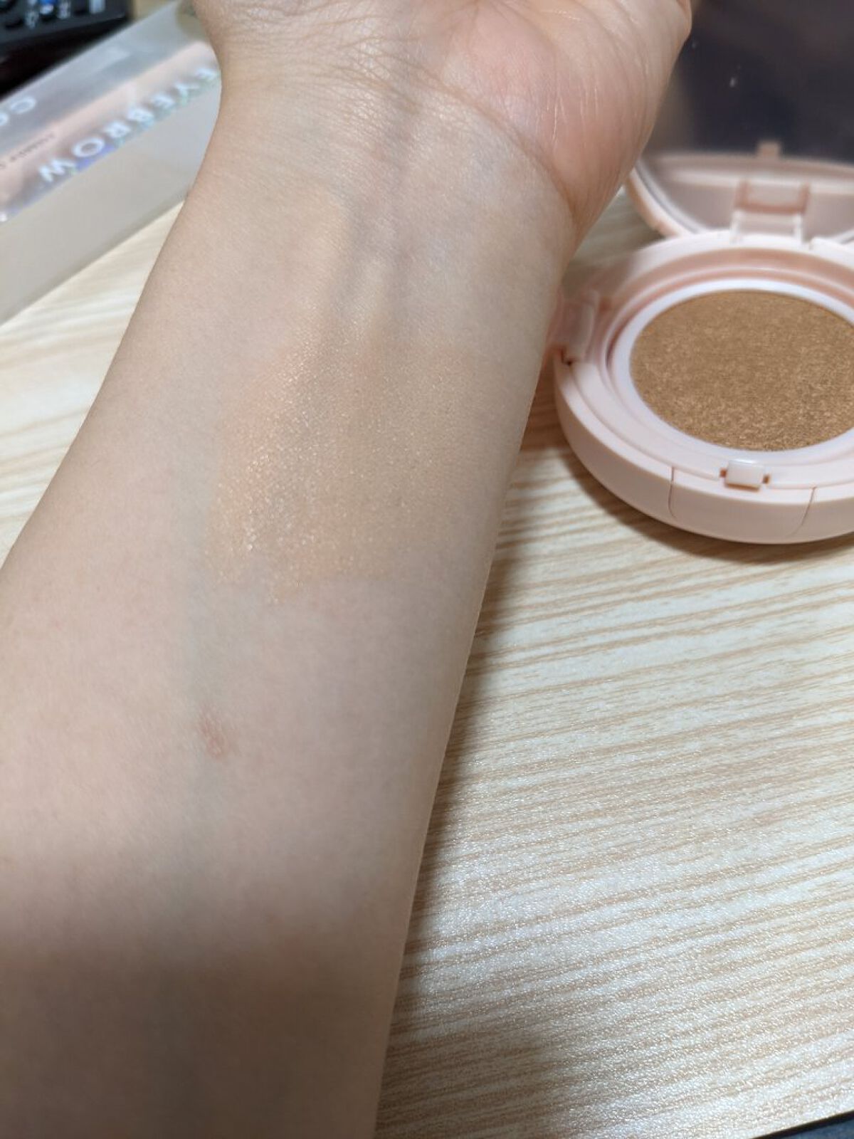 ツヤ クッションファンデーション 02ナチュラル/Kirei&co./クッションファンデーションを使ったクチコミ（3枚目）
