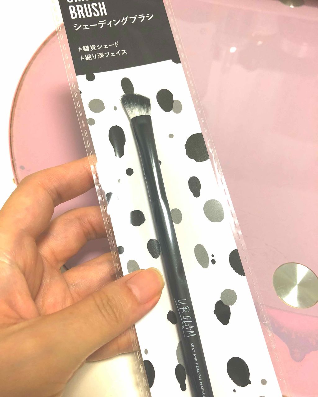 UR GLAM SHADING BRUSH/U R GLAM/メイクブラシを使ったクチコミ(1枚目)