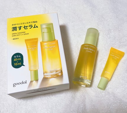 グリーンタンジェリン ビタC ダークスポットケアセラム/goodal/美容液を使ったクチコミ(1枚目)