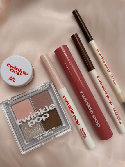 グリッターレイヤリングアイシャドウパレット/TWINKLE POP/アイシャドウパレットを使ったクチコミ(8枚目)