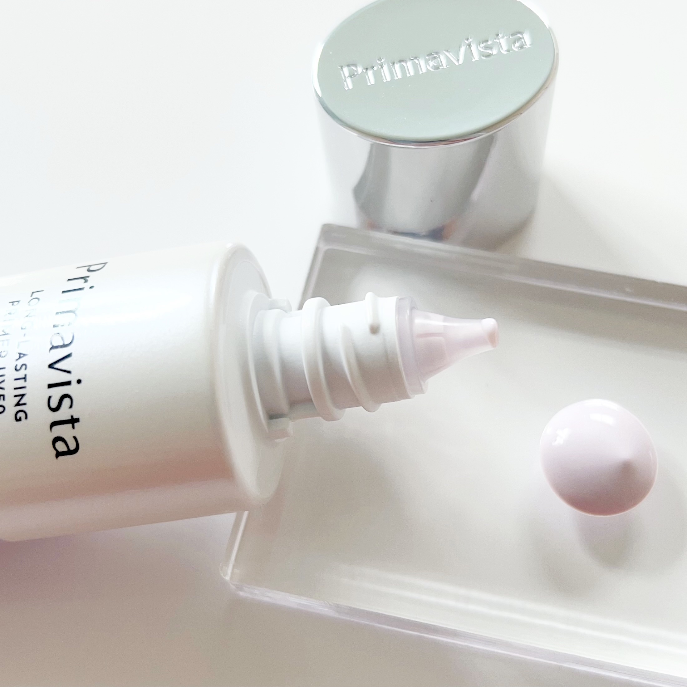 スキンプロテクトベース＜皮脂くずれ防止＞SPF50 ラベンダー/プリマヴィスタ/化粧下地を使ったクチコミ（2枚目）