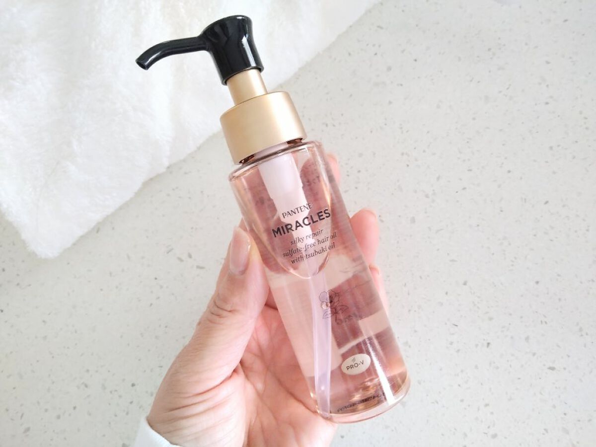 ミラクルズ シルキーリペア 洗い流さないトリートメント/パンテーン/ヘアオイルを使ったクチコミ（2枚目）