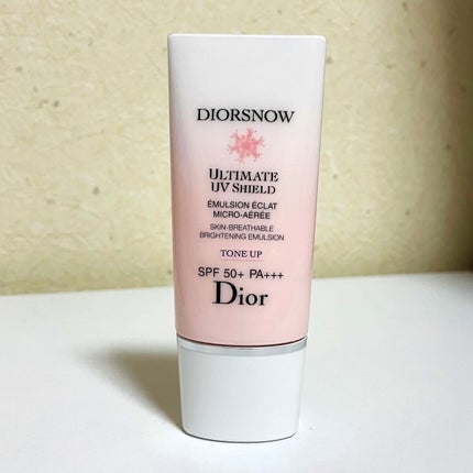 【旧】スノー UVシールド トーンアップ 50+/Dior/日焼け止めミルクを使ったクチコミ(1枚目)