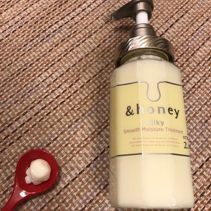 シルキー スムースモイスチャー シャンプー 1.0/ヘアトリートメント 2.0/&honey/市販シャンプーを使ったクチコミ(3枚目)
