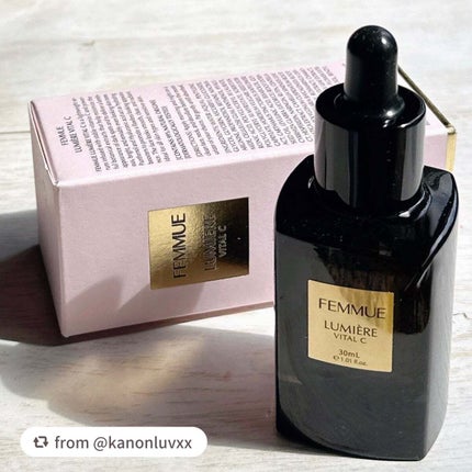 ルミエール ヴァイタルC/FEMMUE/ブースター・導入液を使ったクチコミ(1枚目)
