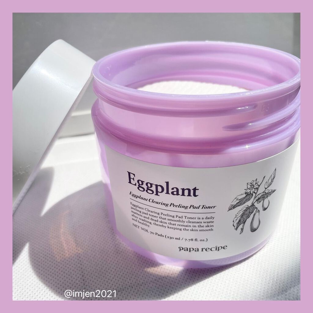 ナスクリアリングピーリングパッドトナー/PAPA RECIPE/トナーパッドを使ったクチコミ（2枚目）