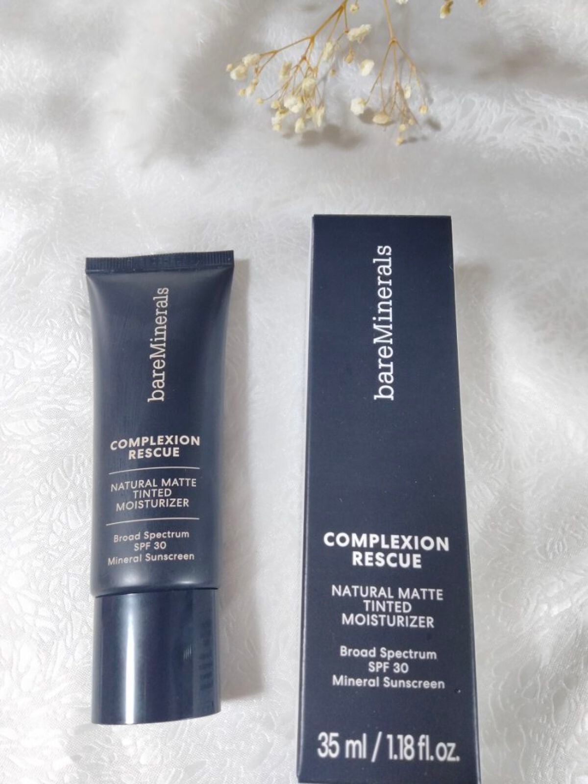 CR ナチュラル マット モイスチャライザー/bareMinerals/クリーム・エマルジョンファンデーションを使ったクチコミ(1枚目)
