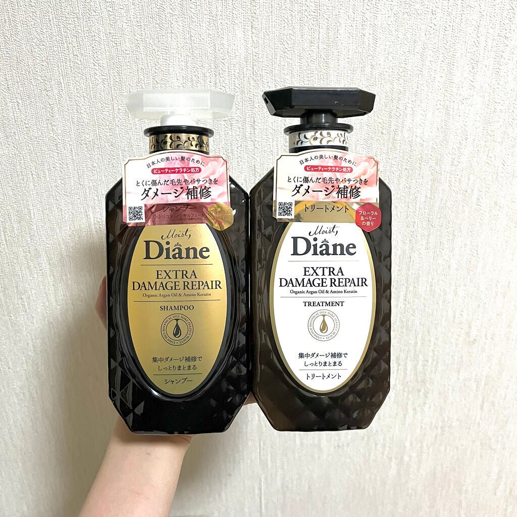 パーフェクトビューティ モイストダイアン エクストラダメージリペア シャンプー/トリートメント/ダイアン/市販シャンプーを使ったクチコミ(1枚目)