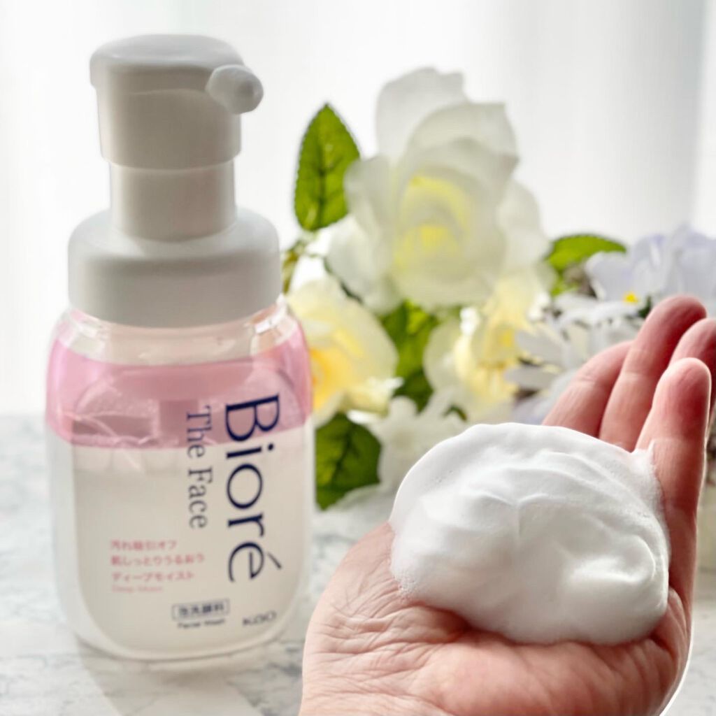 ビオレ ザフェイス 泡洗顔料 ディープモイスト/ビオレ/泡洗顔を使ったクチコミ(3枚目)