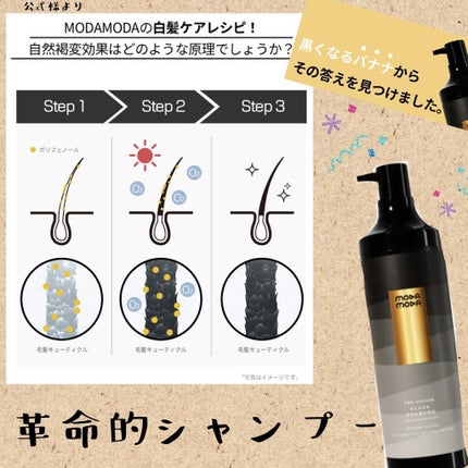 プロチェンジ ブラックシャンプー/MODAMODA/市販シャンプーを使ったクチコミ(6枚目)