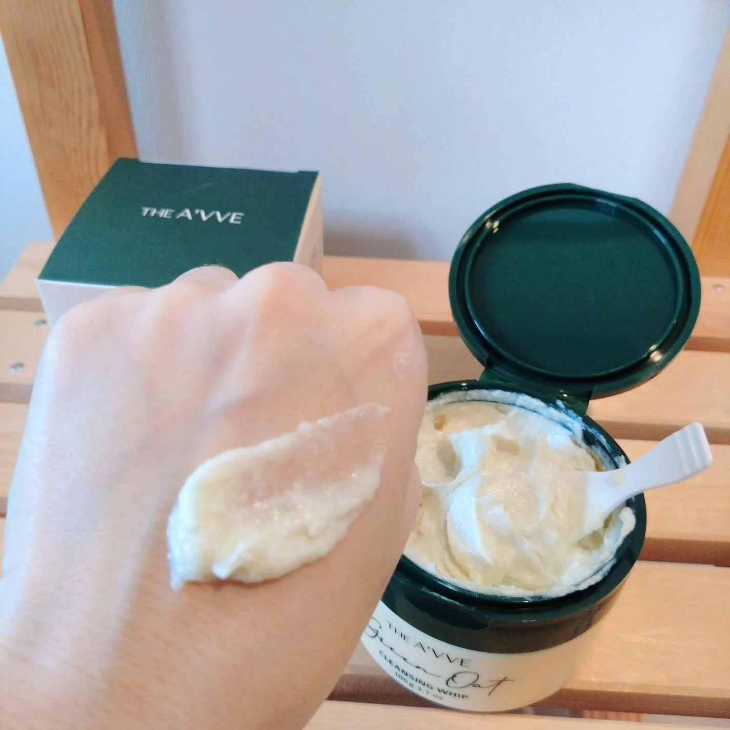 グリーンオートクレンジングホイップ/THE A'VVE/その他洗顔料を使ったクチコミ(7枚目)
