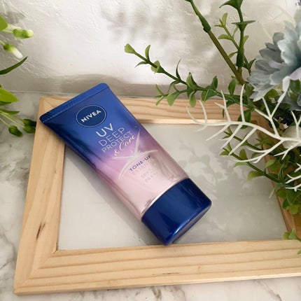 ニベアUV ディープ プロテクト&ケア トーンアップ エッセンス/ニベア/日焼け止めローションを使ったクチコミ(1枚目)