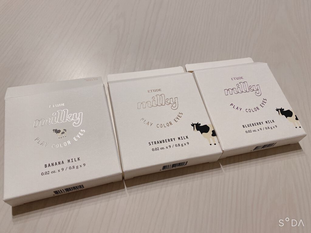 プレイカラーアイズ ≪ミルキーコレクション≫/ETUDE/アイシャドウパレットを使ったクチコミ(1枚目)